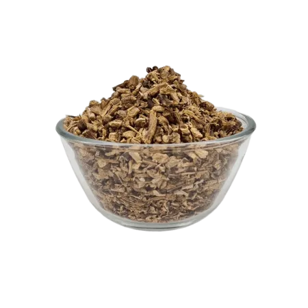 Siegtal Echinacea Wurzel in Premium Qualität geschnitten für Pferde in einer Schale