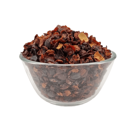 Hagebuttenschalen geschnitten für Pferde