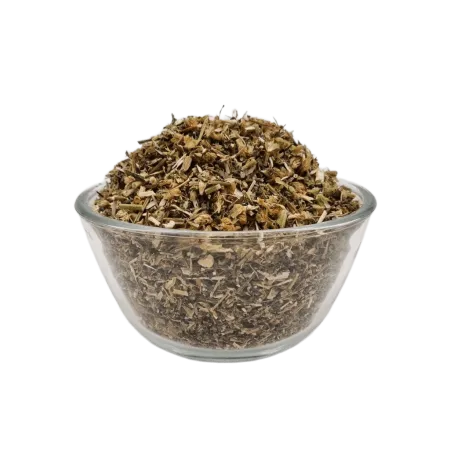 Siegtal Hohlzahnkraut geschnitten für Pferde lose auf einem Teller