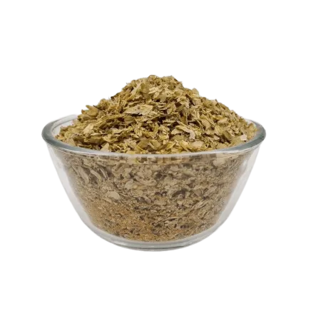 Hopfenblüten geschnitten für Pferde in Premium Qualität auf einem Teller