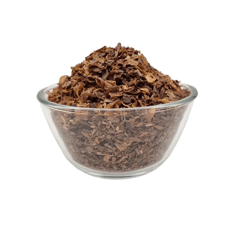 Apfeltrester geschnitten in einer Schale