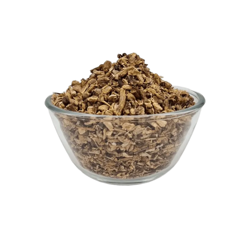 Siegtal Echinacea Wurzel in Premium Qualität geschnitten für Pferde in einer Schale