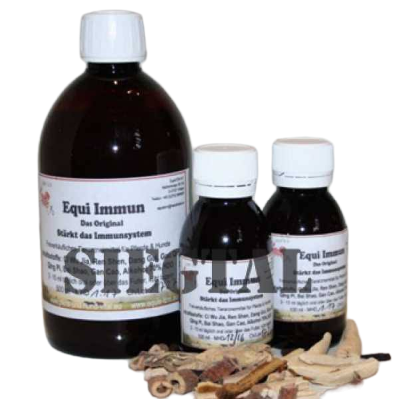 Equi Immun - Hochkonzentriertes Kräuterdekokt zur Stärkung des Immunsystems des Pferdes Equi Immun - Hochkonzentriertes Kräuterdekokt zur Stärkung des Immunsystems des Pferdes