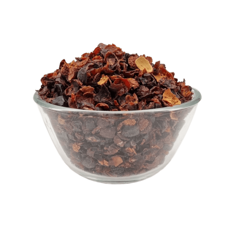 Hagebuttenschalen geschnitten für Pferde