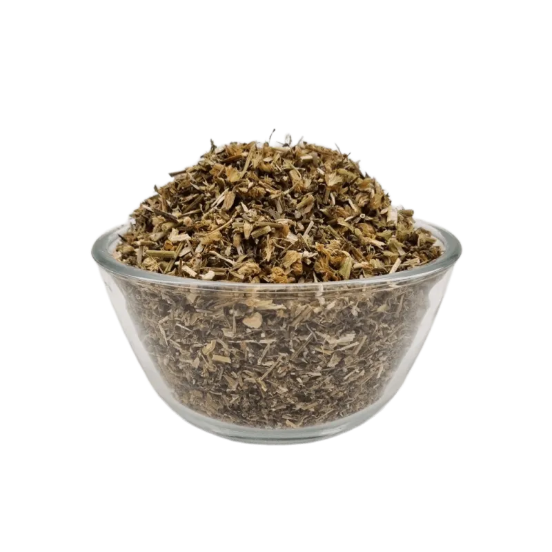 Siegtal Hohlzahnkraut geschnitten für Pferde lose auf einem Teller