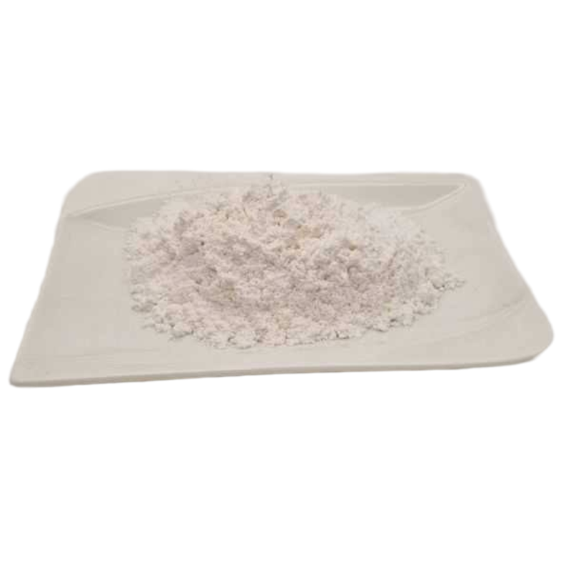 Siegtal Tryptophan Pulver fuer Pferde und Hunde lose auf einem Teller