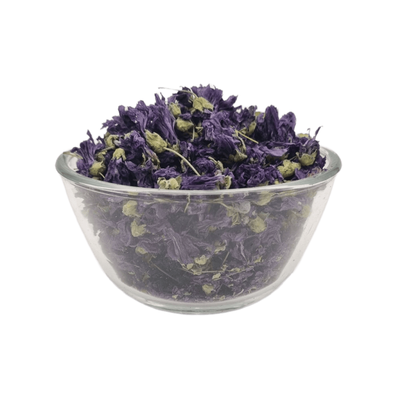 Malvenblüten blau großblütig ab 50g für Pferde und Hunde