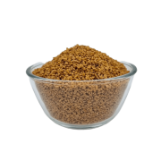 Siegtal Bockshornkleesamen für Pferde in einer Schale