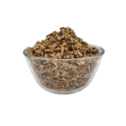 Siegtal Echinacea Wurzel in Premium Qualität geschnitten für Pferde in einer Schale